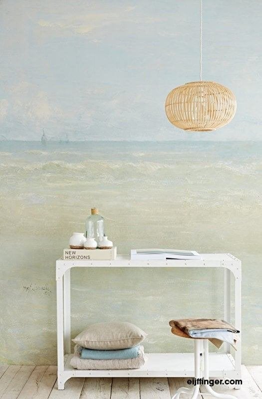 Eijffigner {foto}behang Wolkne/zee/lucht, Ophalen of Verzenden, 75 m² of meer