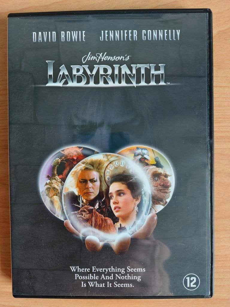 Labyrinth - 1986 David Bowie Jennifer Connelly, Alle leeftijden, Ophalen of Verzenden, Zo goed als nieuw