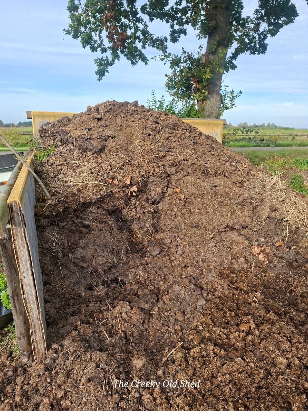 GRATIS BIOLOGISCHE PAARDENMEST – IDEAAL VOOR NAJAARSBEM, Tuin en Terras, Ophalen, Mest