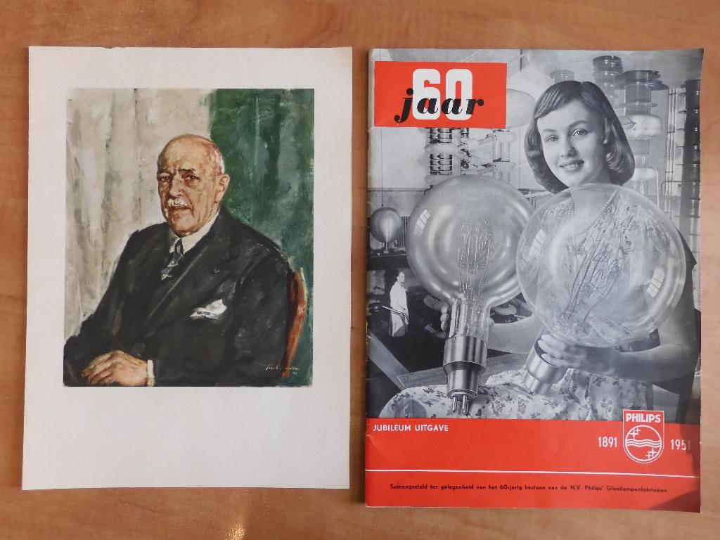 60 jaar Philips Eindhoven 1891-1951 jubileumuitgave, Boeken, Geschiedenis | Stad en Regio, Gelezen, 20e eeuw of later, Ophalen of Verzenden