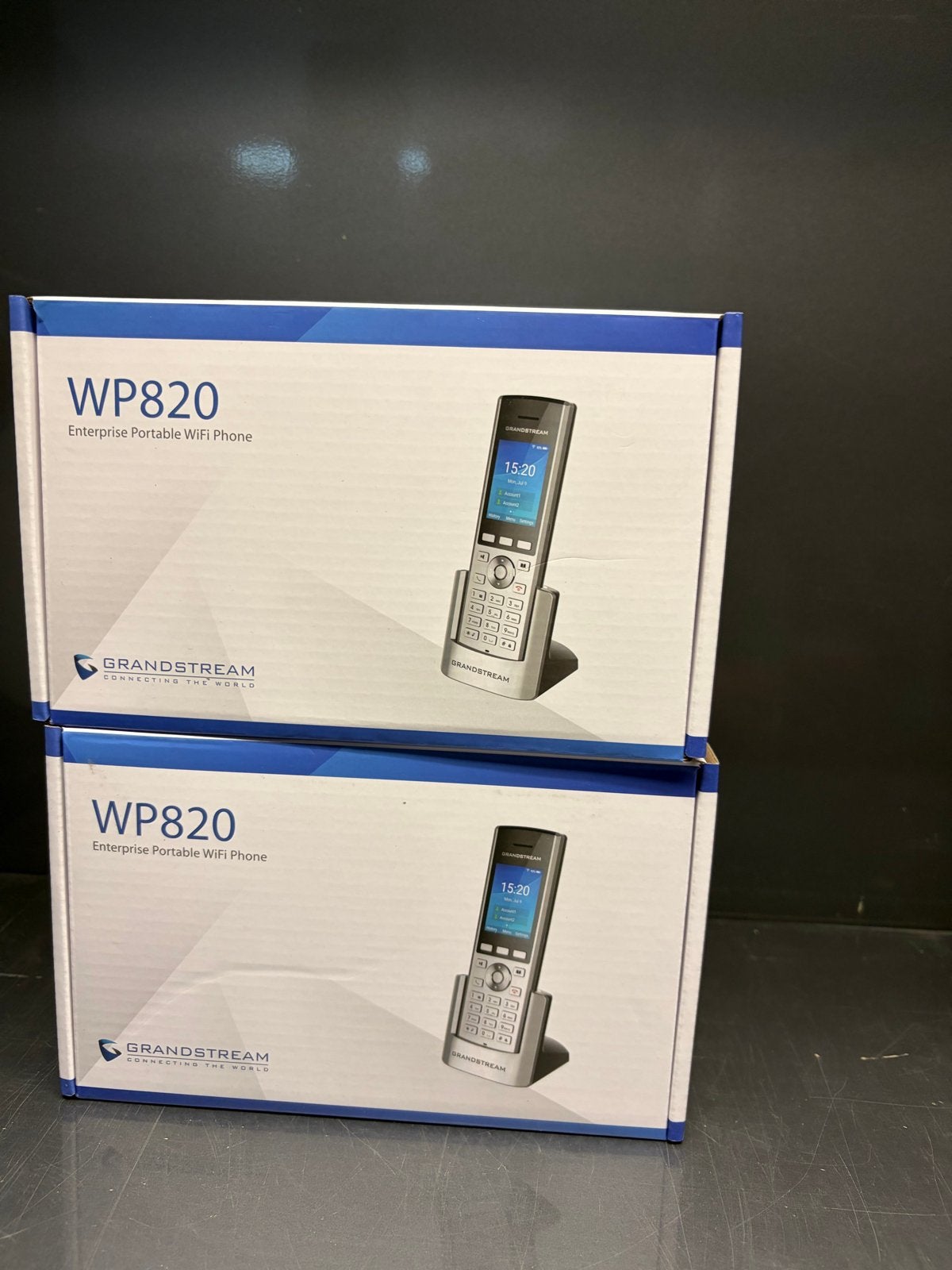 Grandstream WP820 Enterprise Portable WiFi Telefoon, Ophalen, 4 handsets of meer, Nieuw, X