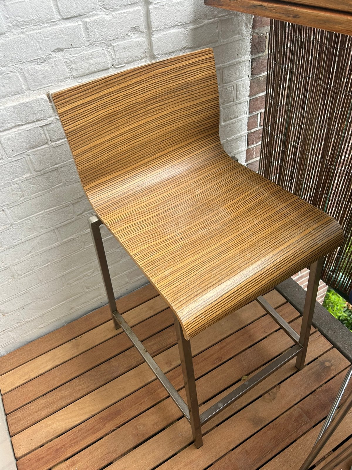 Kuadra pedrali barkruk, 1 kruk, Ophalen, Hout, 60 tot 90 cm