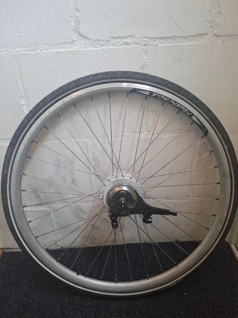 Voorwiel met motor voor elektrische fiets, Gebruikt, Aluminium, Ophalen, Elektrische fiets