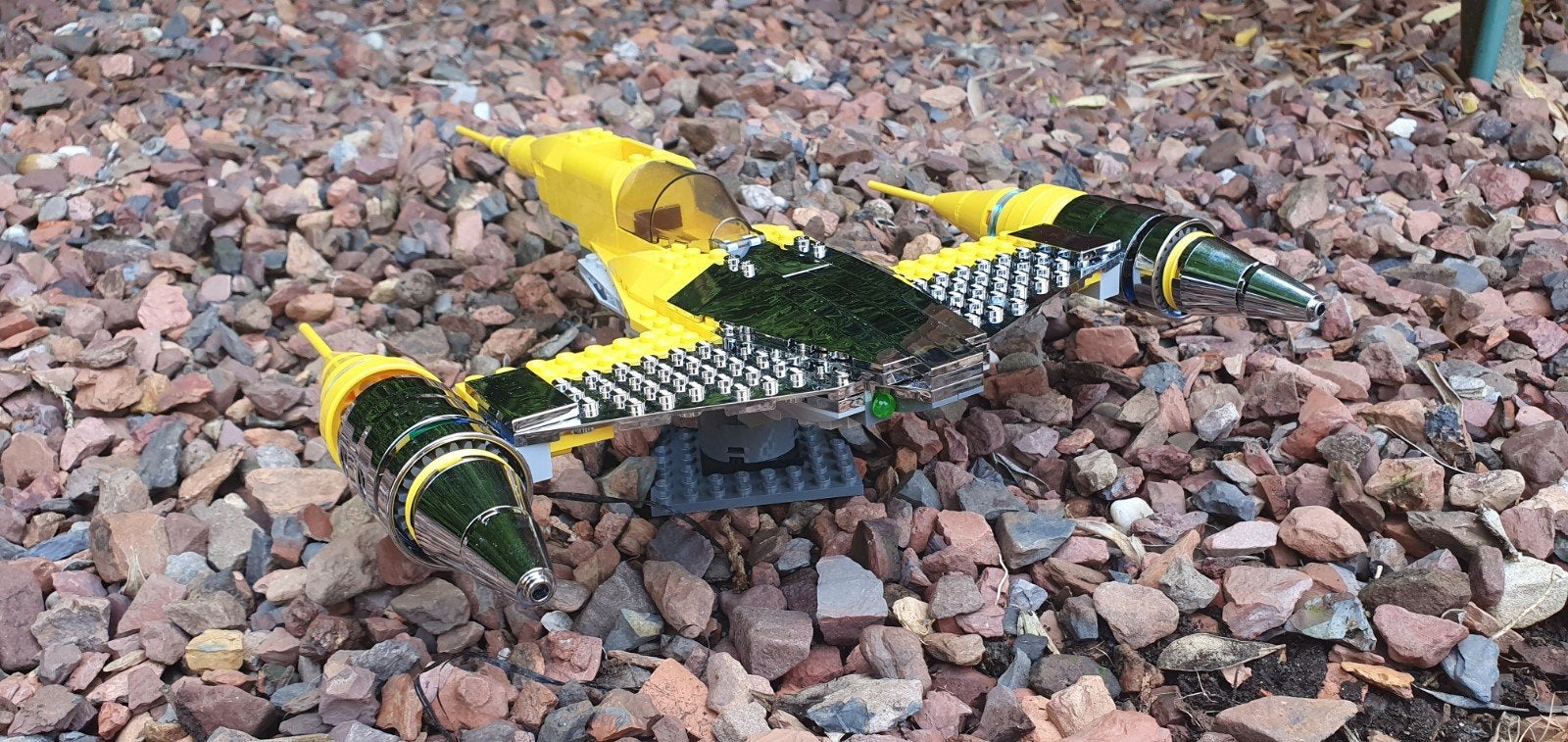 Lego Star Wars Naboo Starfighter chrome set., Kinderen en Baby's, Speelgoed | Duplo en Lego, Gebruikt, Star Wars, Lego, Ophalen of Verzenden