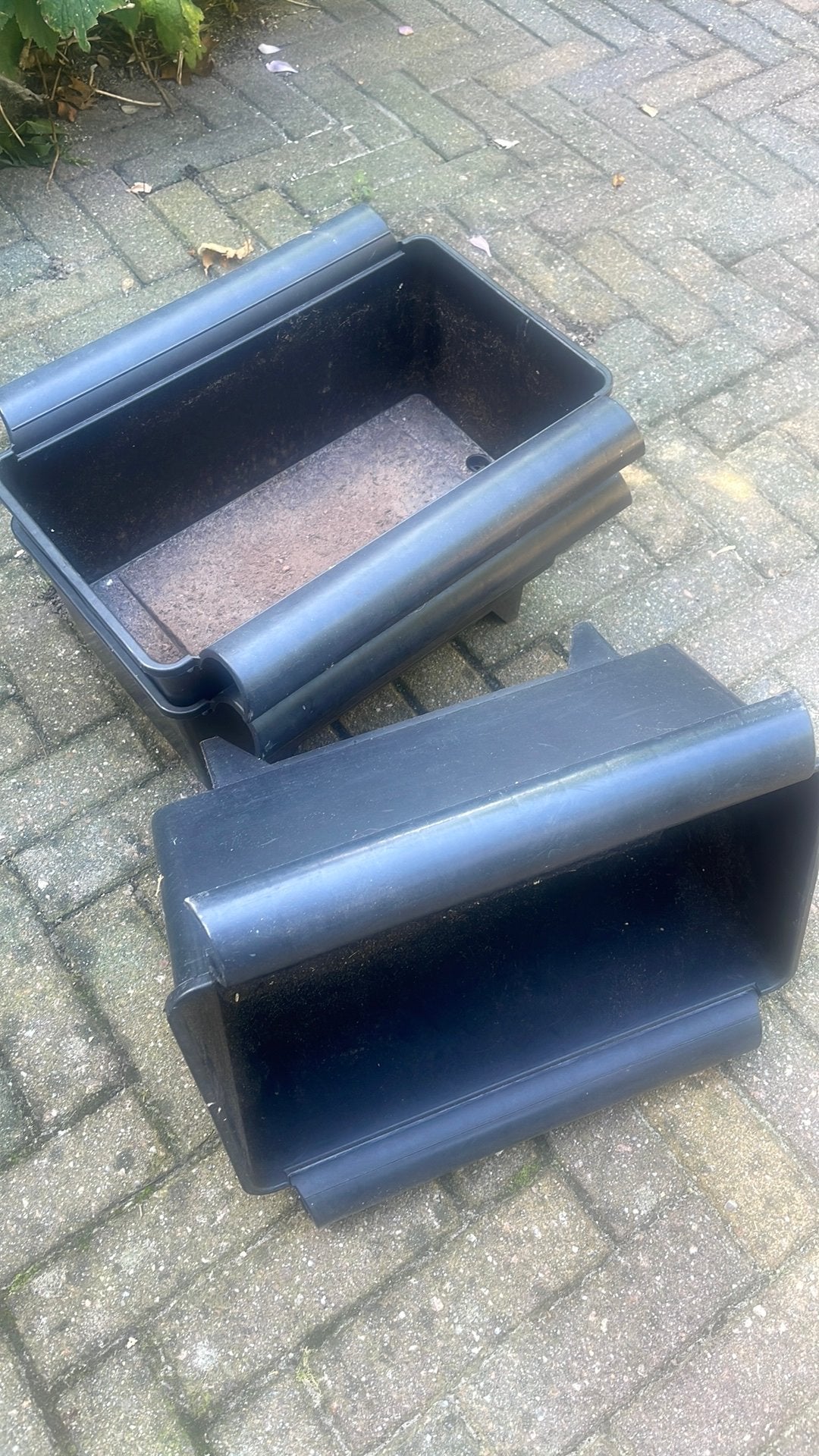 Set van 3 kunstof aardbei bakken, Tuin en Terras, Ophalen of Verzenden, Zo goed als nieuw, Kweekbak