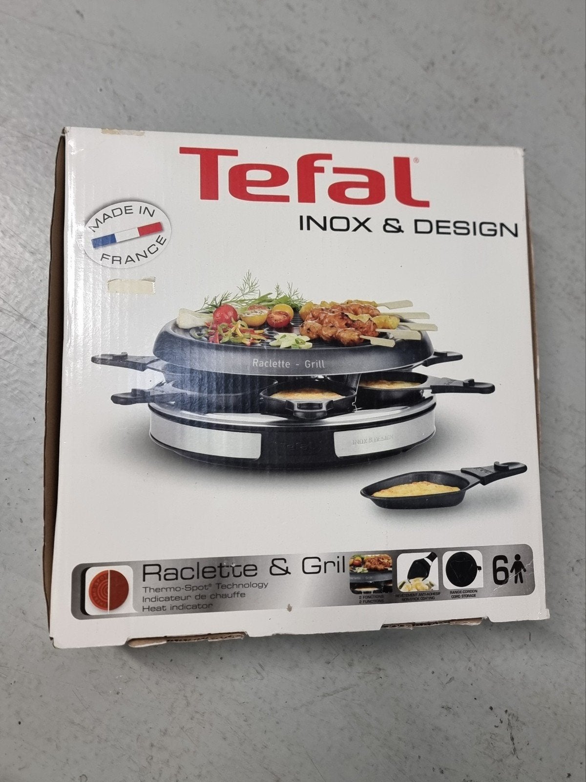 Tefal Raclette & Grill - Nieuw in doos, Ophalen of Verzenden, Nieuw, Tafelgrill