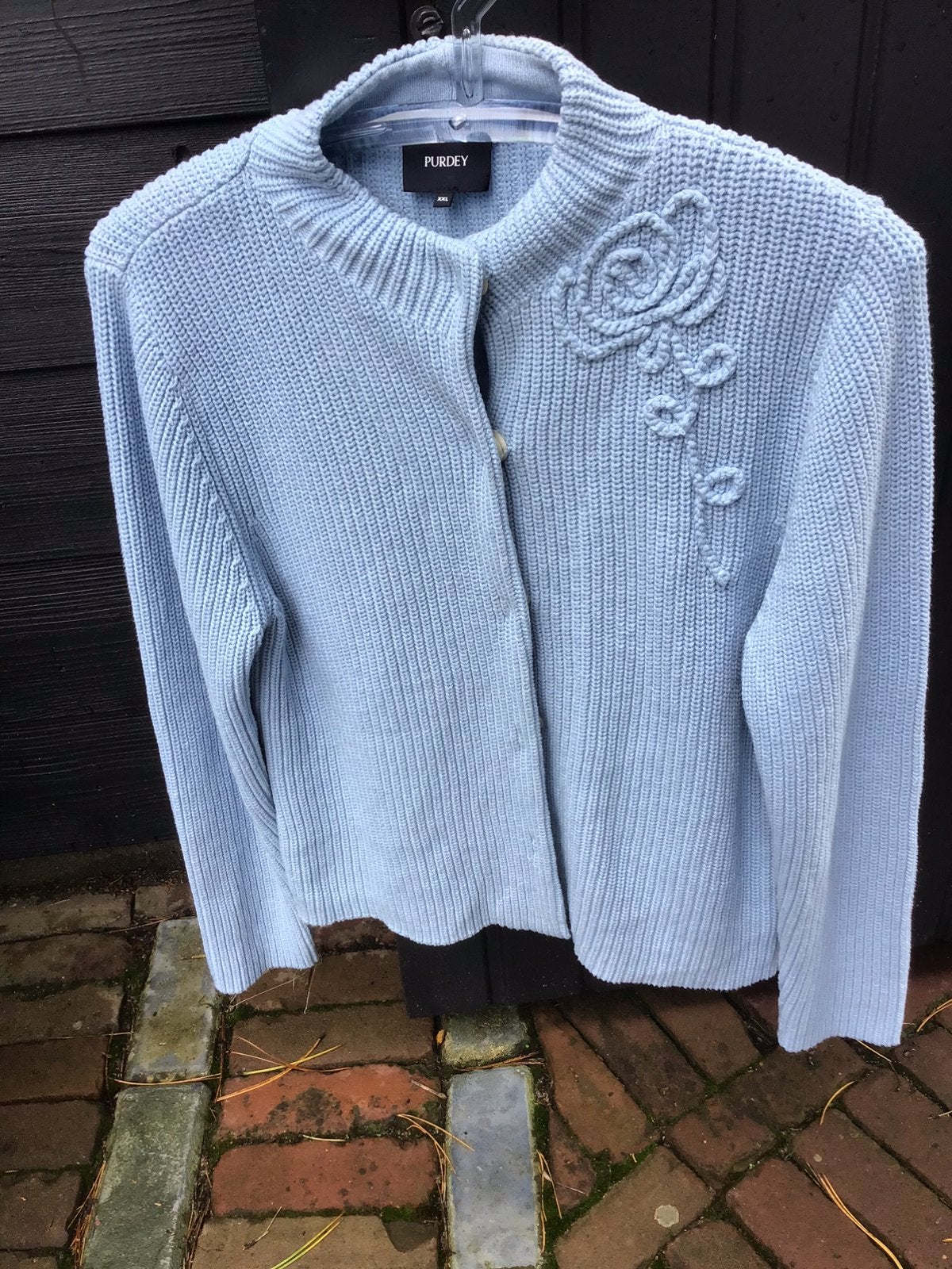 Damesvest Purdey - lichtblauw - maat XXL, Kleding | Dames, Ophalen of Verzenden, Zo goed als nieuw, Maat 46/48 (XL) of groter