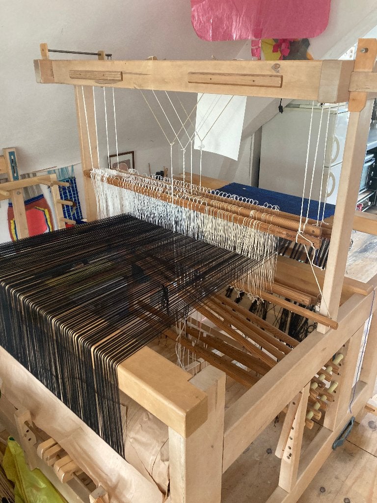 weefgetouw toika liisa, Ophalen, Gebruikt, Hout, Machine