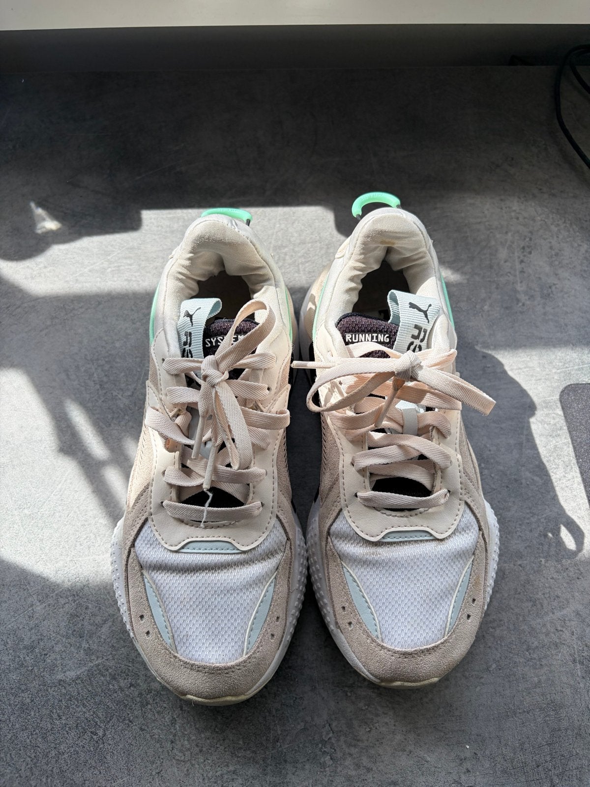 Puma RS-X Running System Sneakers - Zo goed als nieuw, Ophalen of Verzenden, Zo goed als nieuw, Beige, Sneakers of Gympen