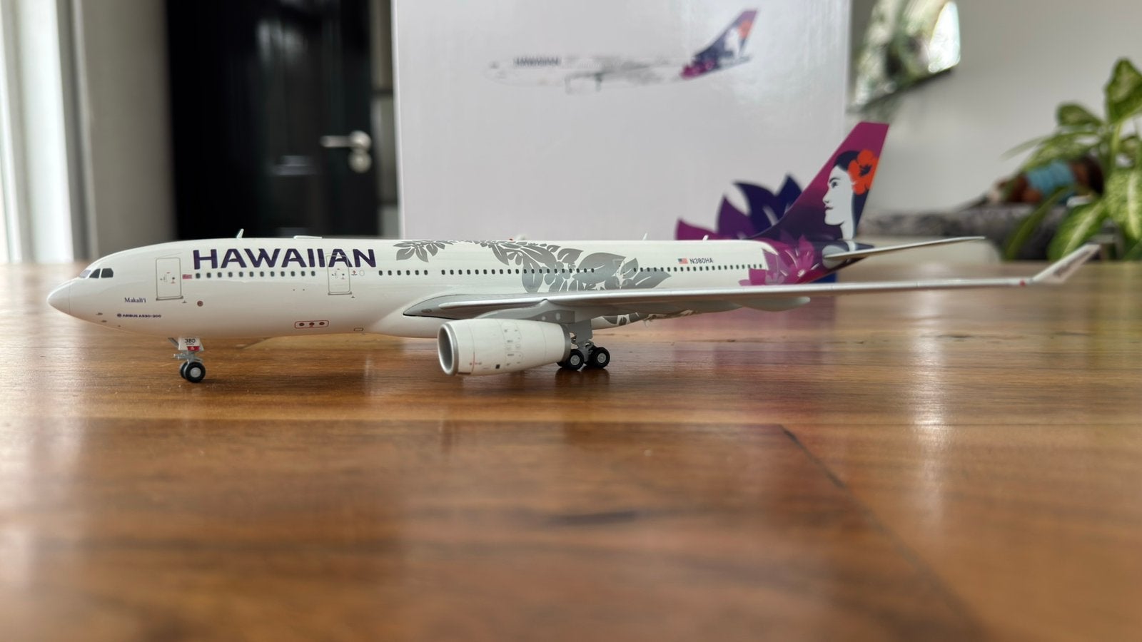 Hawaiian A330-200 Gemini Jets 1:200, Ophalen of Verzenden, Zo goed als nieuw, Schaalmodel