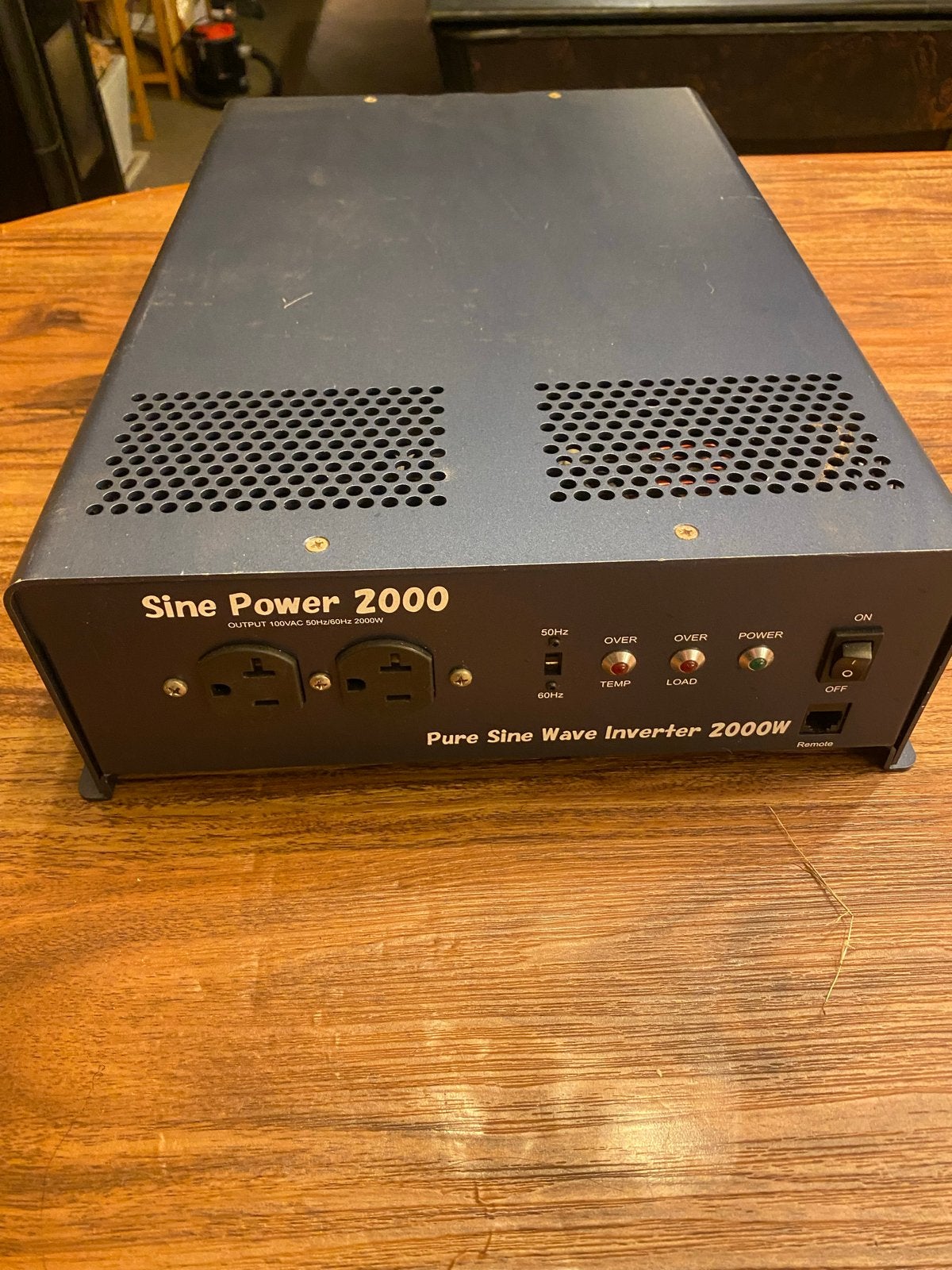 Sine Power Omvormer 12V DC naar 110V AC 2000W, Ophalen of Verzenden, Gebruikt