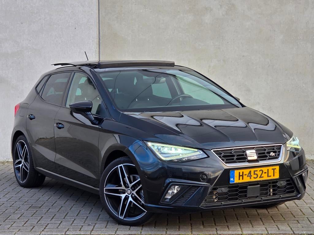Seat Ibiza 1.0 TSI 115pk panoramadak, Voorwielaandrijving, Stof, Zwart, Origineel Nederlands