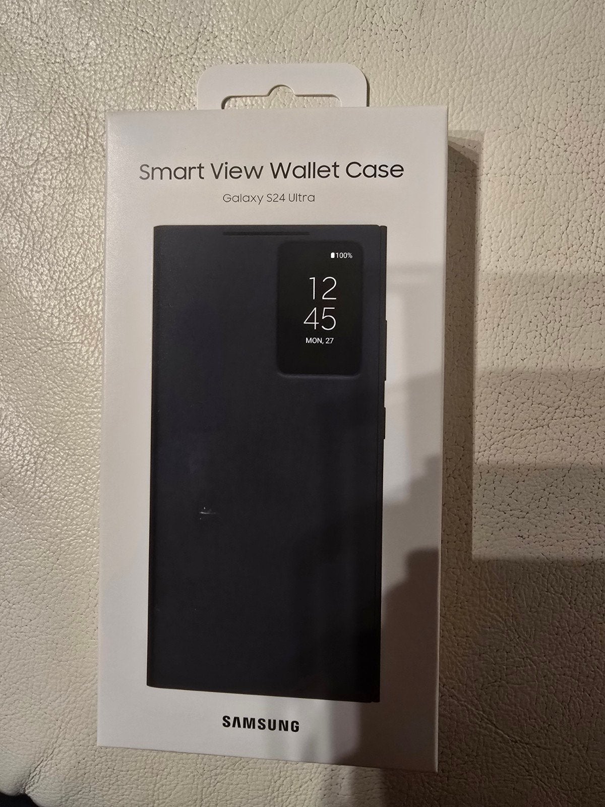 Samsung Smart View Wallet Case voor Galaxy S24 Ultra, Ophalen of Verzenden, Nieuw, Overige modellen, Hoesje of Tasje
