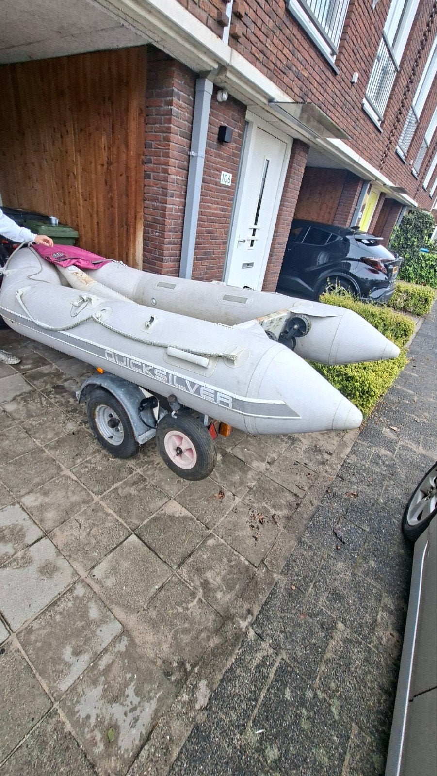 quicksilver rubbere boot., Watersport en Boten, Bootonderdelen, Ophalen, Gebruikt, Overige typen, Zeilboot of Motorboot