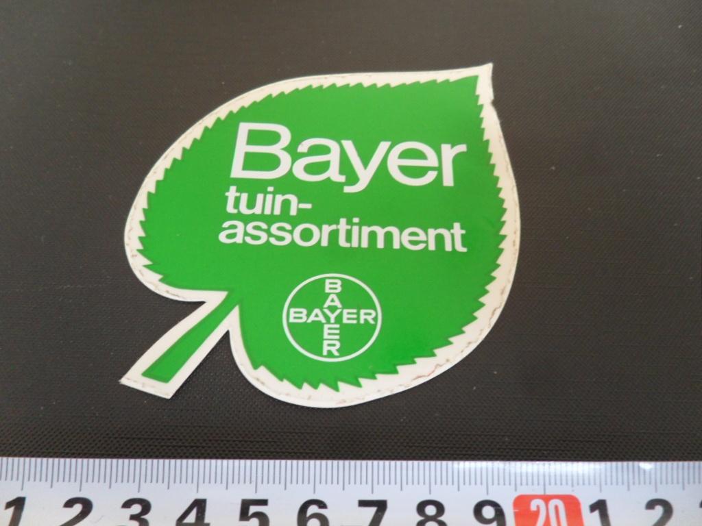 sticker BAYER tuinassortiment, Ophalen, Zo goed als nieuw