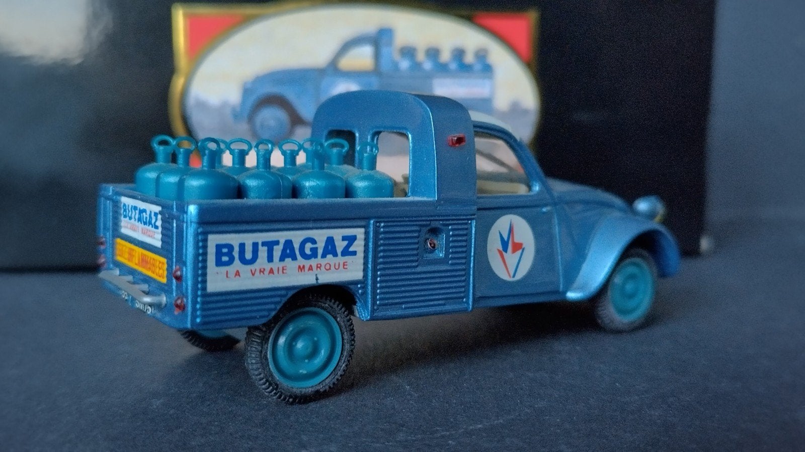 Citroen. 2cv Butagaz 1:43 Norev Pol, Overige merken, Auto, Verzenden, .