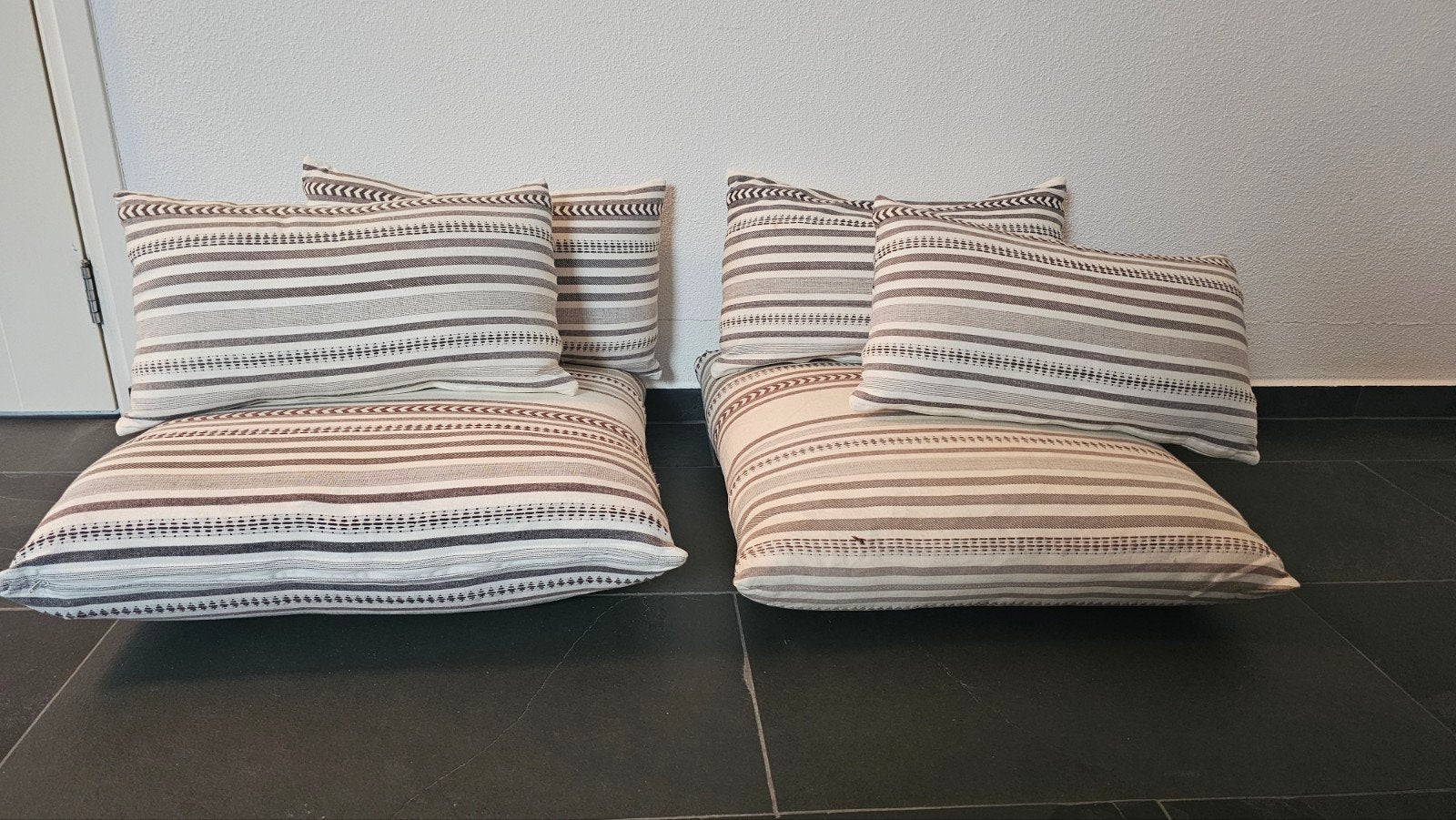 Kussenset 6 stuks, Ophalen, Meerkleurig, Met print, Zo goed als nieuw