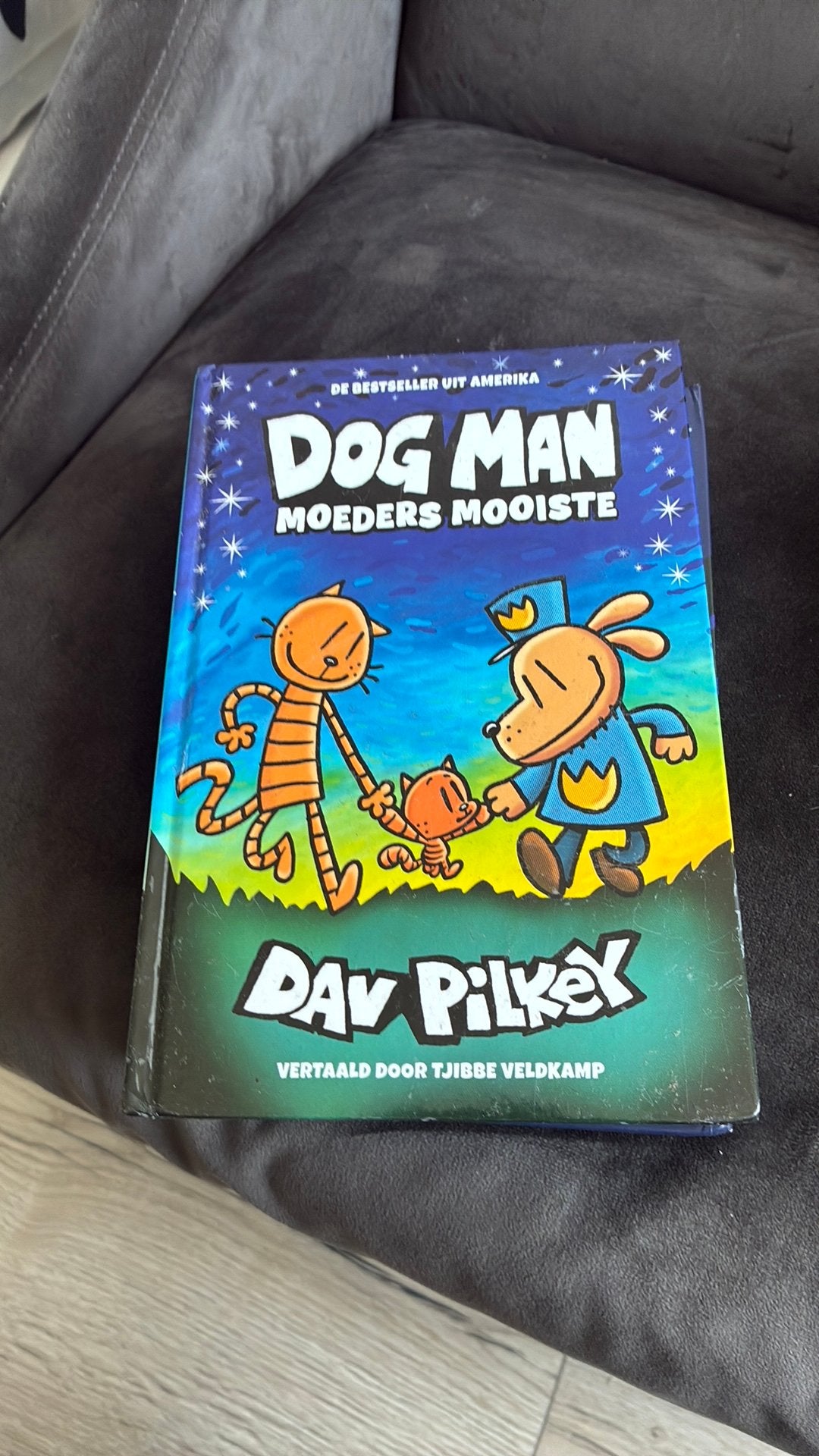 Dog man stripboeken Nederland Vol. 1,4 en 10, Gelezen, Verzenden, Meerdere stripboeken