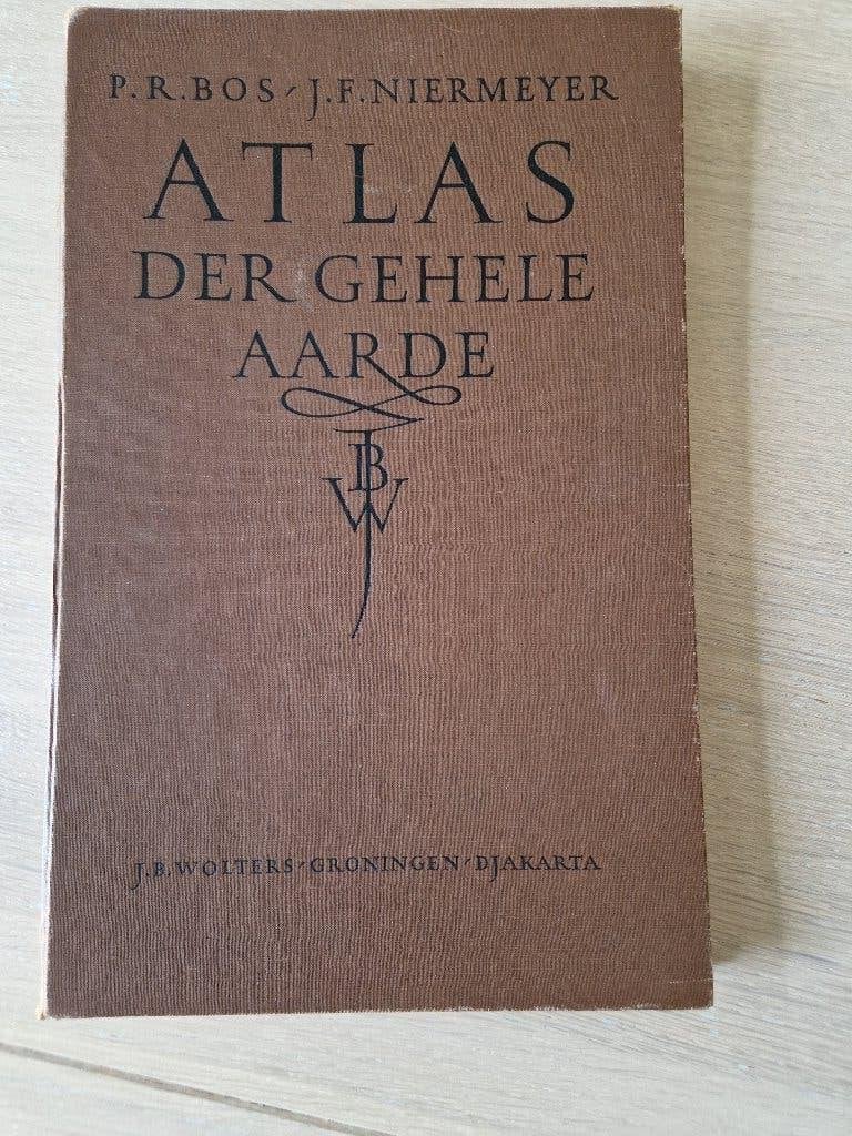 Oude Bos Atlas 1956, Boeken, Bosatlas, 1800 tot 2000, Wereld, Ophalen