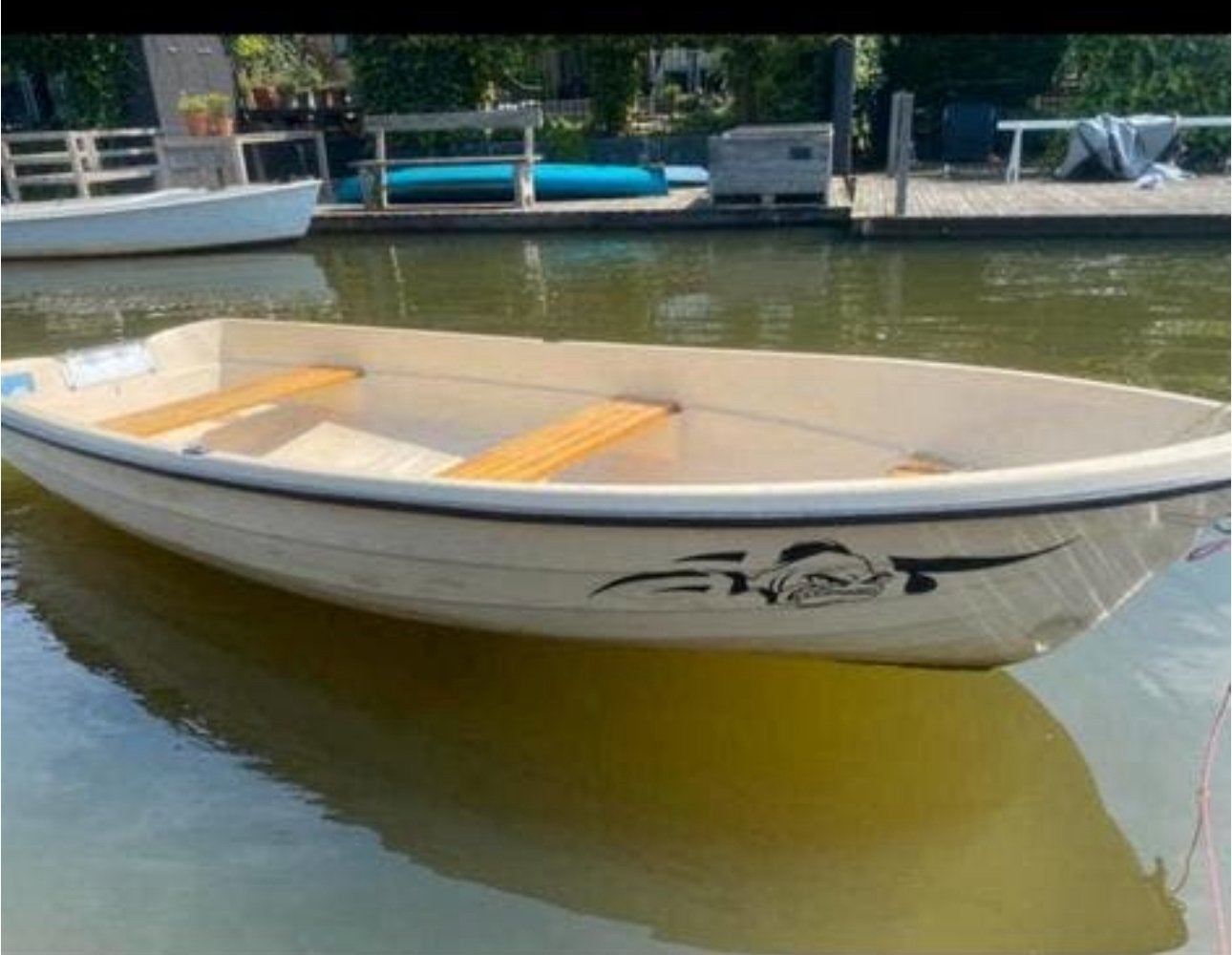 Polyester bootje, Watersport en Boten, Ophalen, Zo goed als nieuw