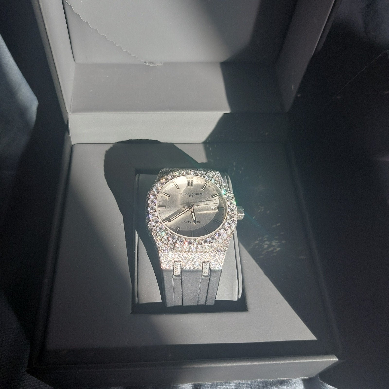 Antoine Nicolas 1986 Horloge - Zo goed als nieuw, Overige merken, Staal, Polshorloge, Nieuw