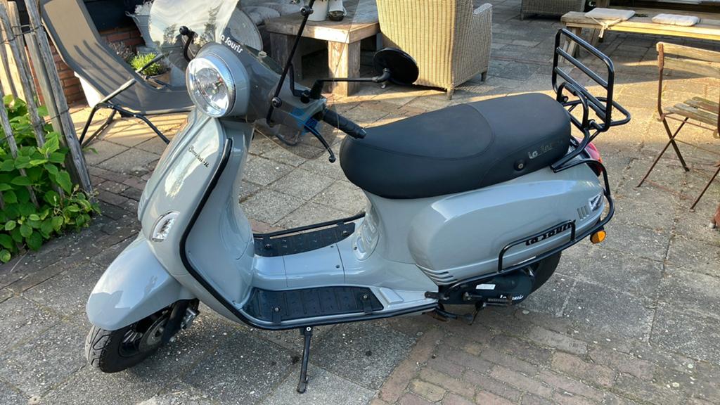 La Souris 45 kn/u scooter, Ophalen, Gebruikt, Benzine
