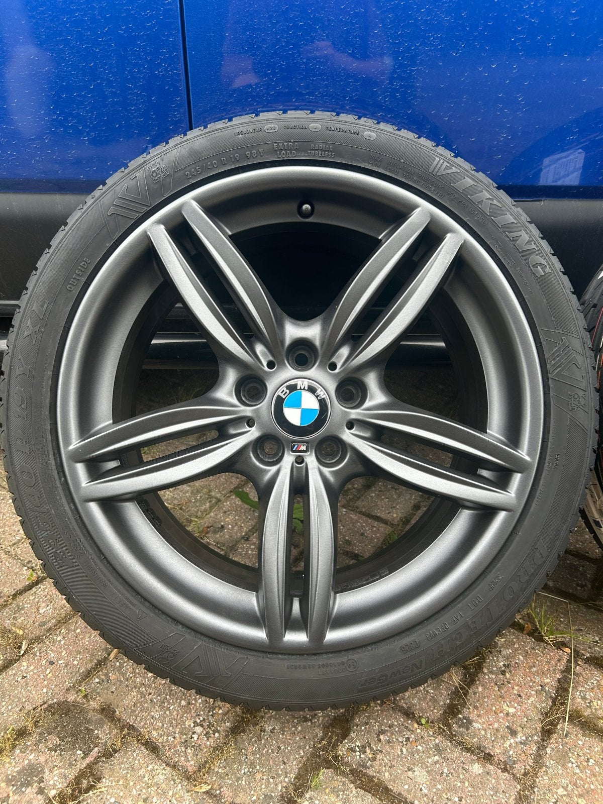 Orginele 19 inch BMW M velgen style 351M Antraciet/Mat, 245 mm, Banden en Velgen, Nieuw, Zomerbanden
