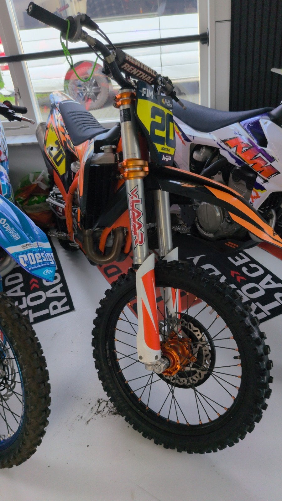 KTM 450 SXF Factory Edition 2020 EX WK FIM Flatrack Bike, Bedrijf, Sportuitlaat, Crossmotor, 1 cilinder