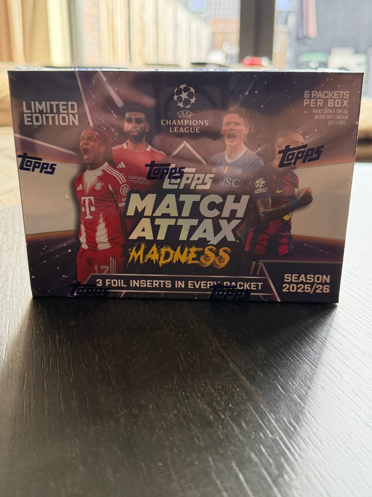 Topps Match Attax Madness Champions League 2025/26 Box, Ophalen of Verzenden, Nieuw, Buitenlandse clubs, Spelerskaart