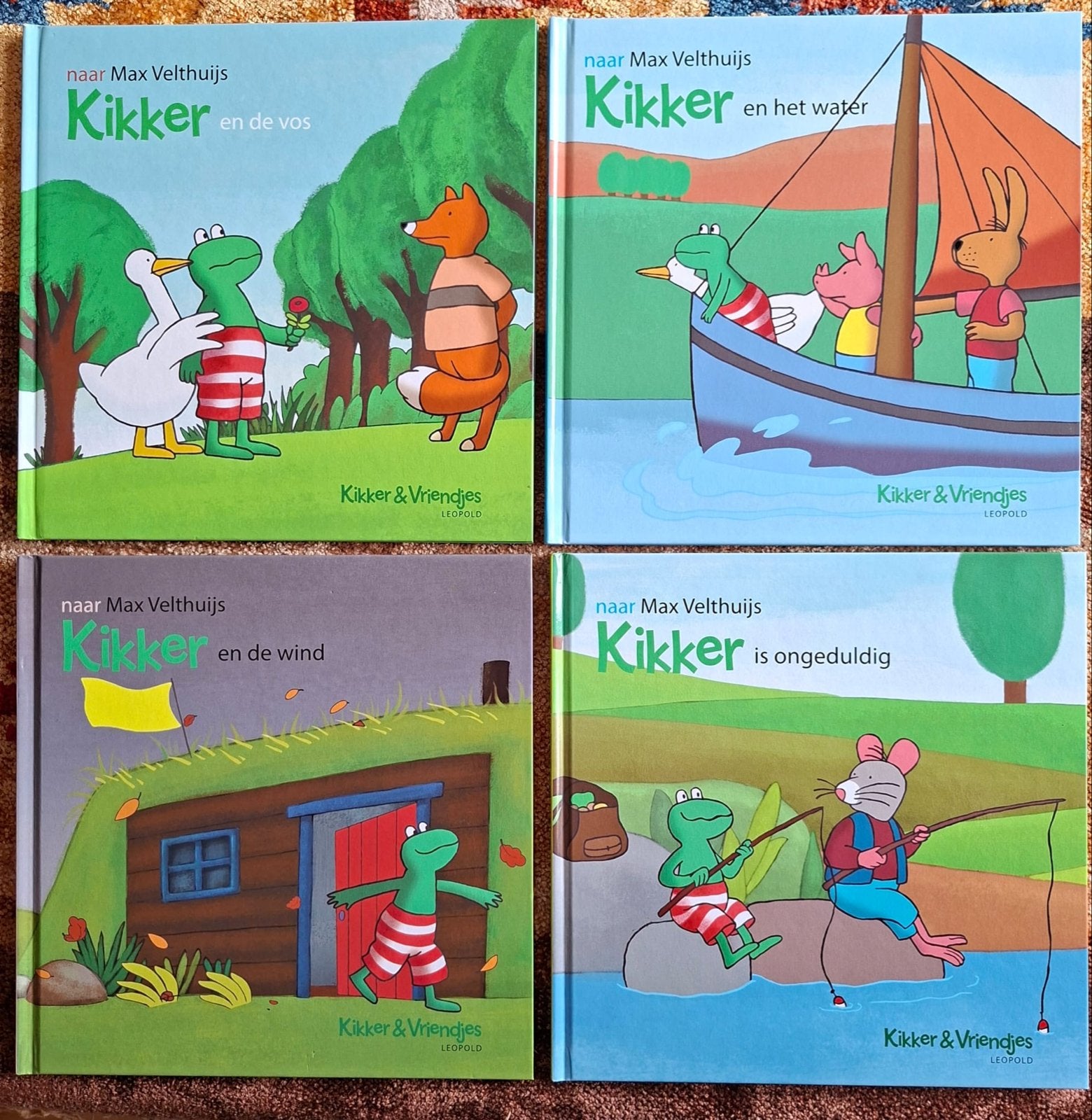 Kikker boeken collectie - 7 boeken van Max Velthuijs., Boeken, Gelezen, Fictie algemeen, Jongen of Meisje, Ophalen of Verzenden