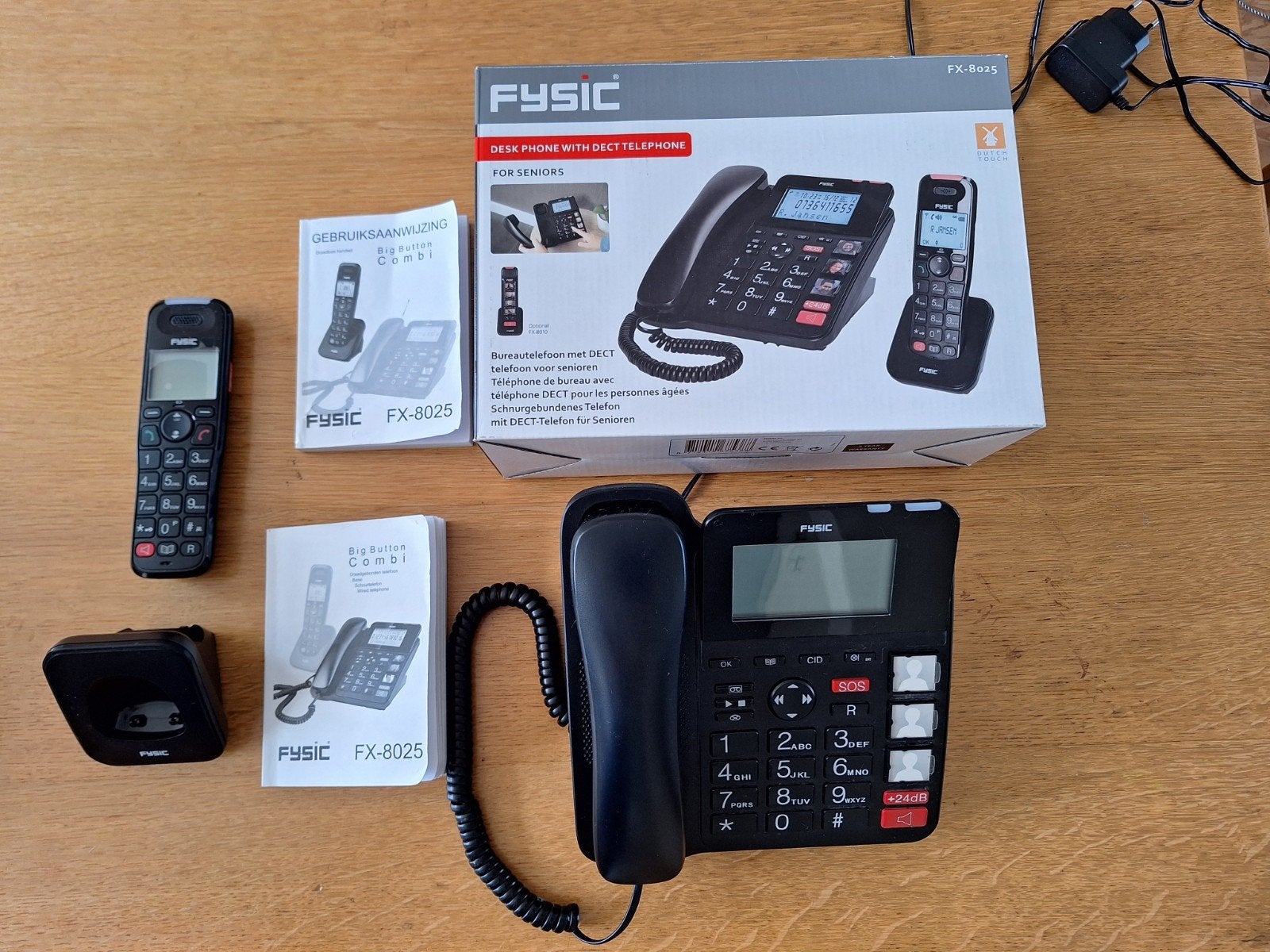 Fysic FX-8025 DECT Telefoon voor Senioren met Handset, Ophalen of Verzenden, Zo goed als nieuw, 1 handset