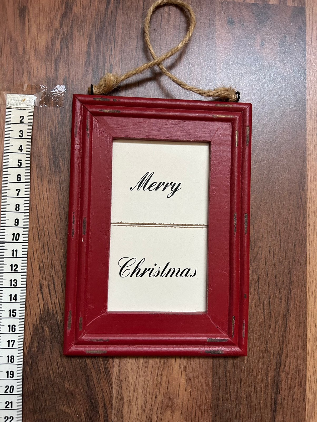 Riviera Maison Merry Christmas sign / bordje., Ophalen of Verzenden, Zo goed als nieuw