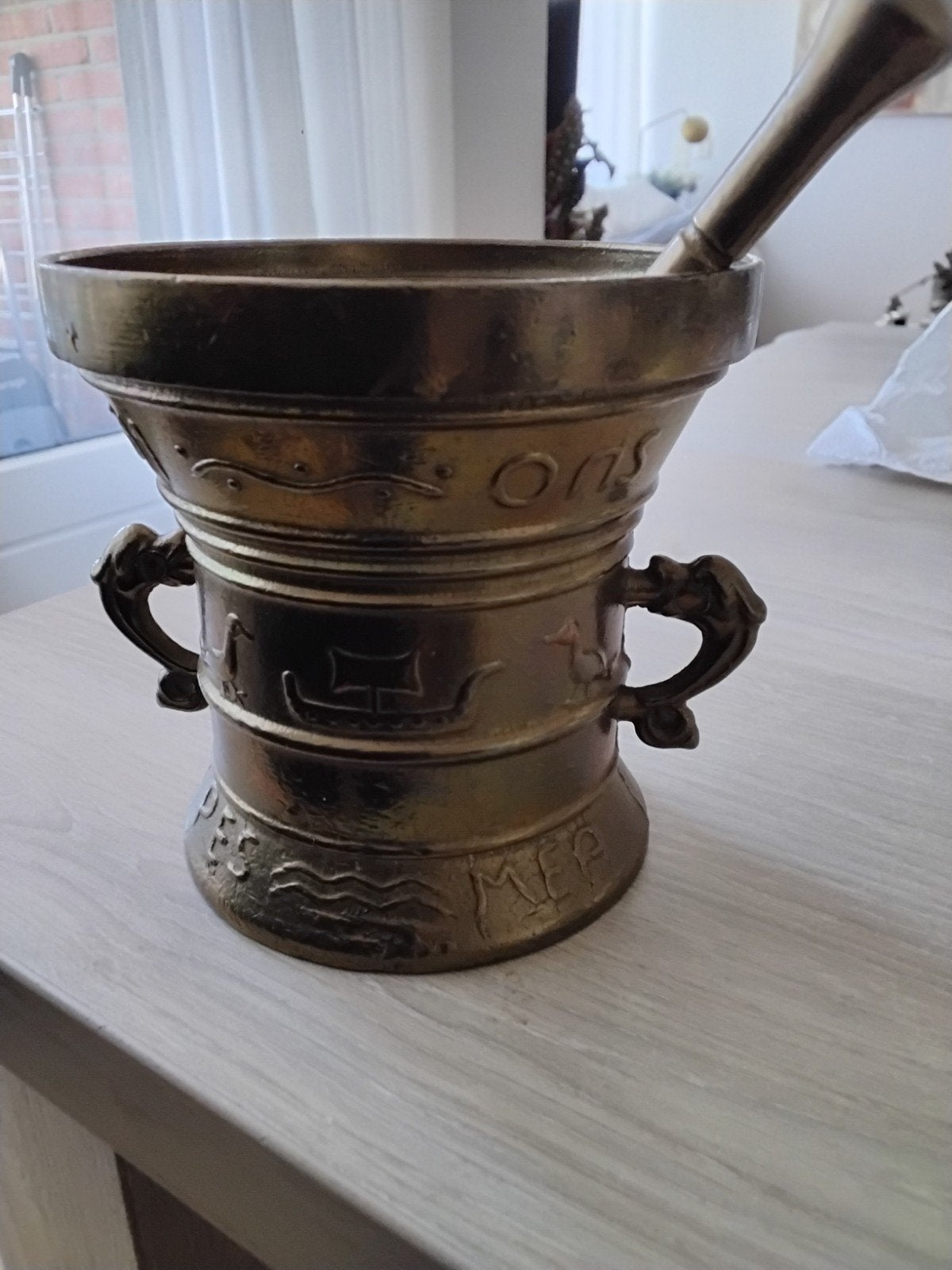 vijzel, Antiek en Kunst, Ophalen of Verzenden, Koper