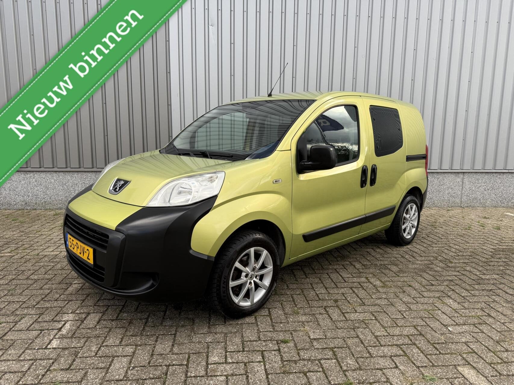 ✅ Peugeot Bipper Tepee 1.4i Trekhaak dub Schuifdeur, 15 km/l, 4 cilinders, Elektrische ramen, 400 kg