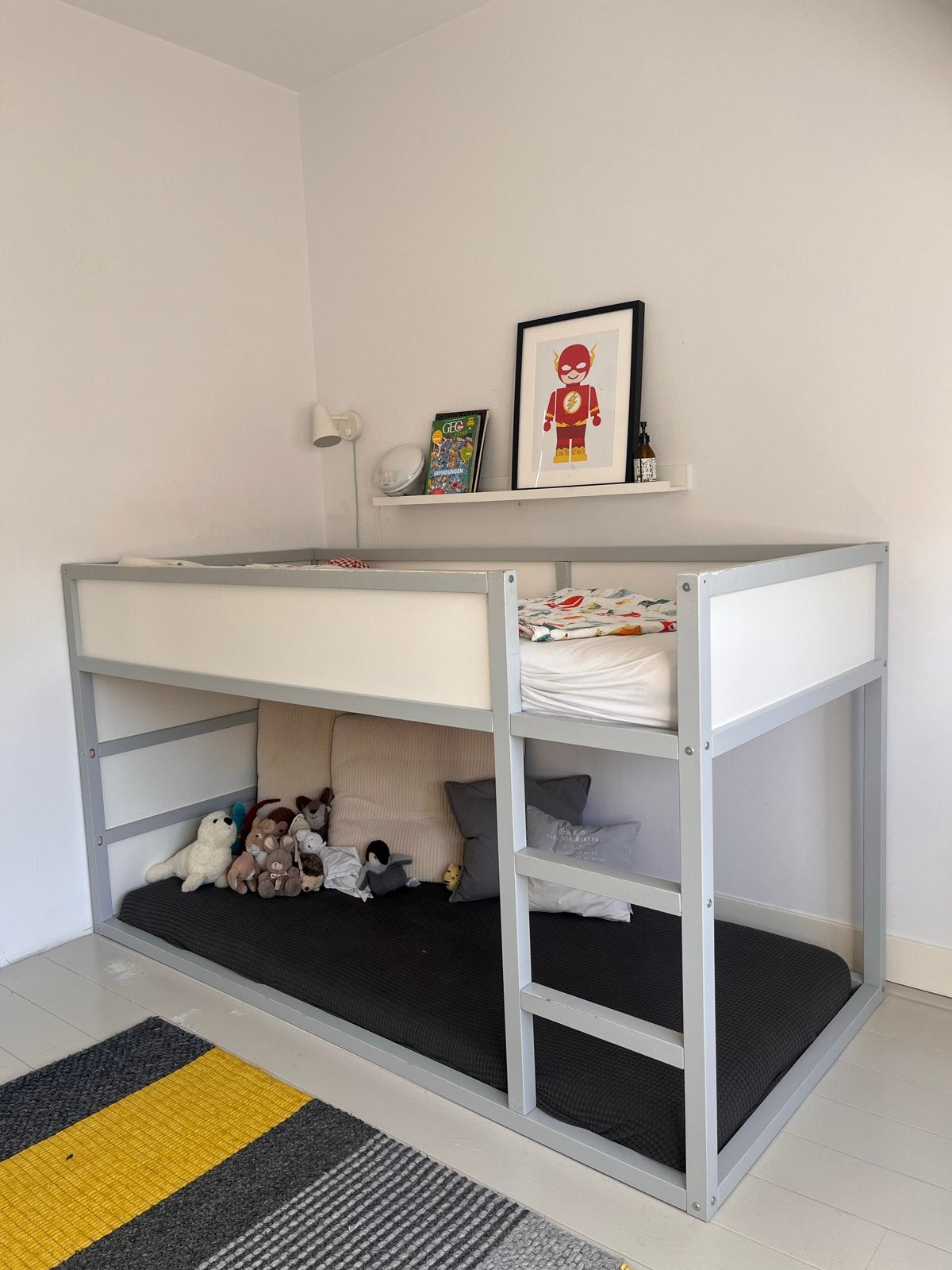 Ikea Kura bed 90x200 cm - omkeerbaar kinderbed, Ophalen, Gebruikt, 90 cm, Eenpersoons