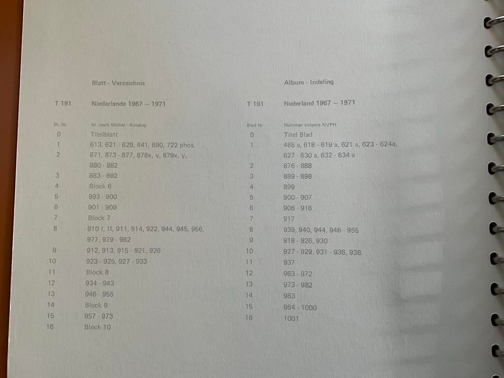 Nederlandse postzegels 1967-1982  in Lindner album, Ophalen of Verzenden, Na 1940, Postfris