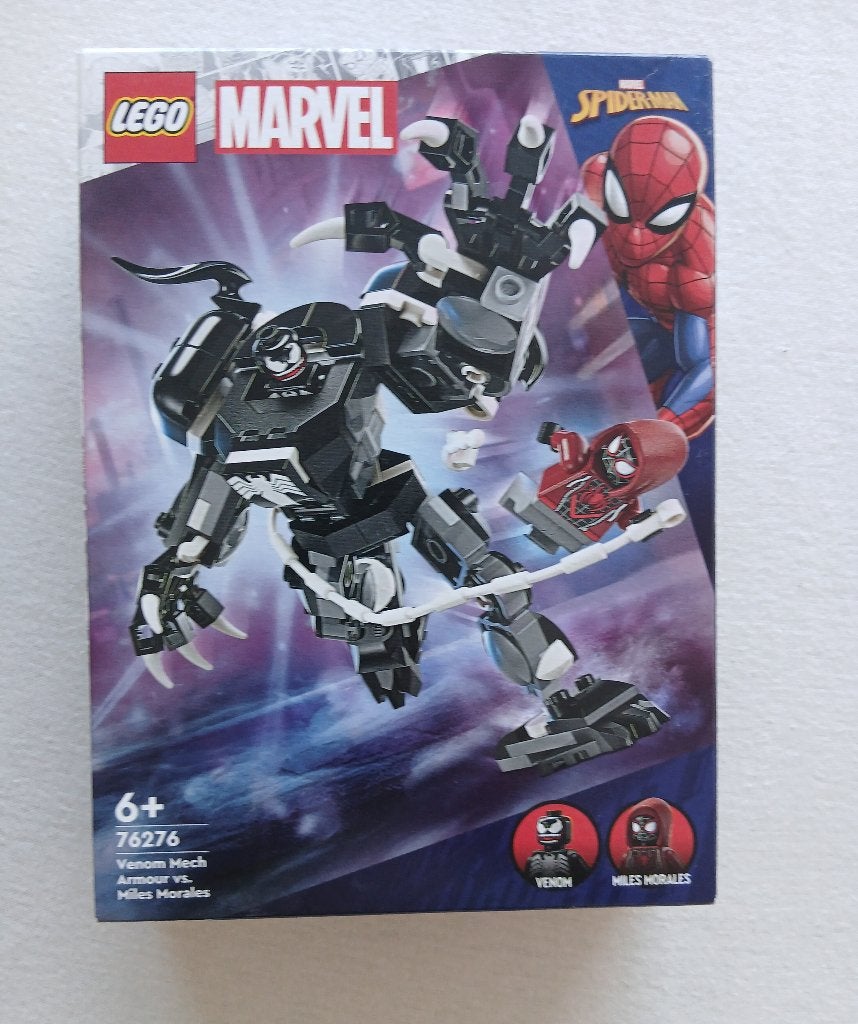 LEGO Marvel Venom Mech Armour vs. Miles Morales (76276), Marvel, Lego, Nieuw, Inclusief minifiguren