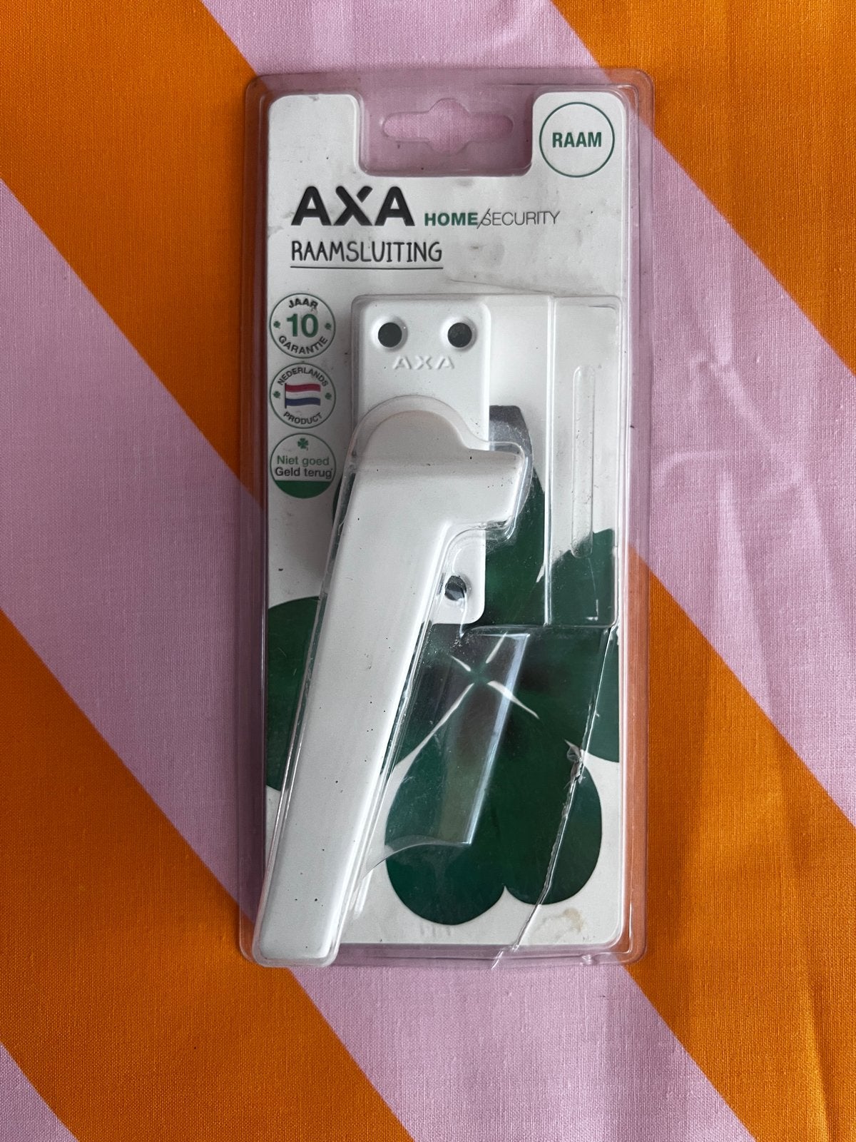 AXA Raamsluiting - Wit - Links naar buiten draaiend, Ophalen, Nieuw, Overige materialen, Klink of Kruk