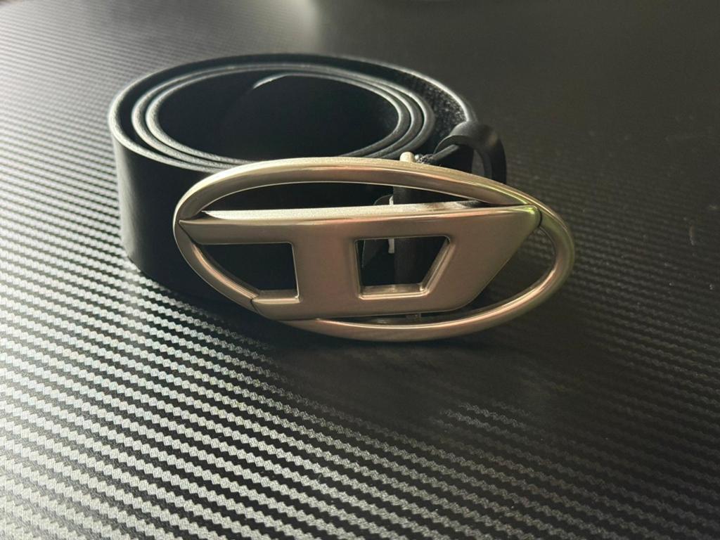 Diesel Leren Riem Zwart - Maat 80/32, Ophalen of Verzenden, Zo goed als nieuw, Zwart, Minder dan 95 cm