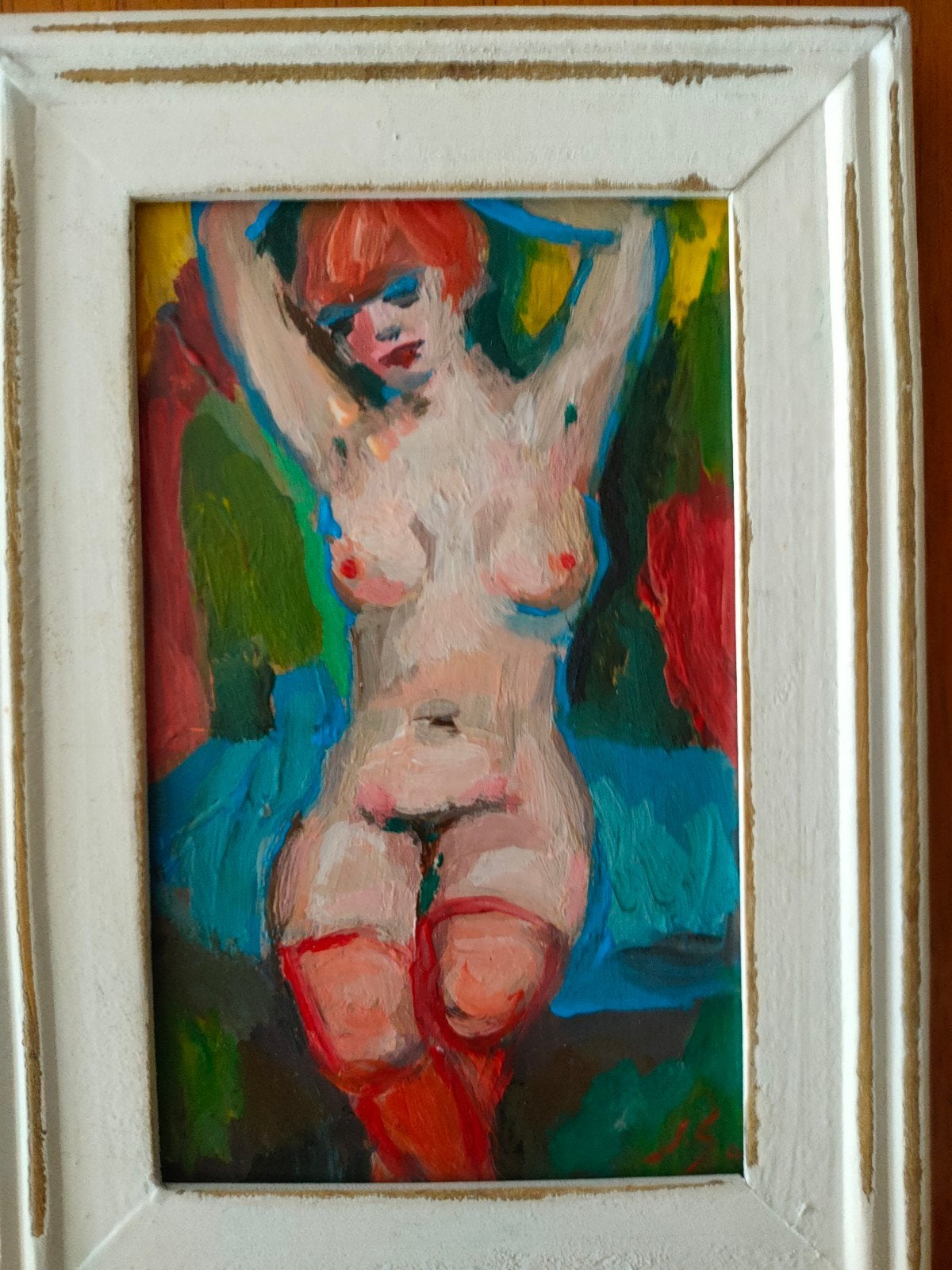 klein naakt schilderij, Verzenden