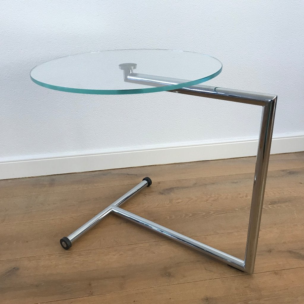 COR Arte Interlubke bijzettafel tafel glas design trolley, 45 tot 60 cm, Minder dan 55 cm, Ophalen of Verzenden, Nvt
