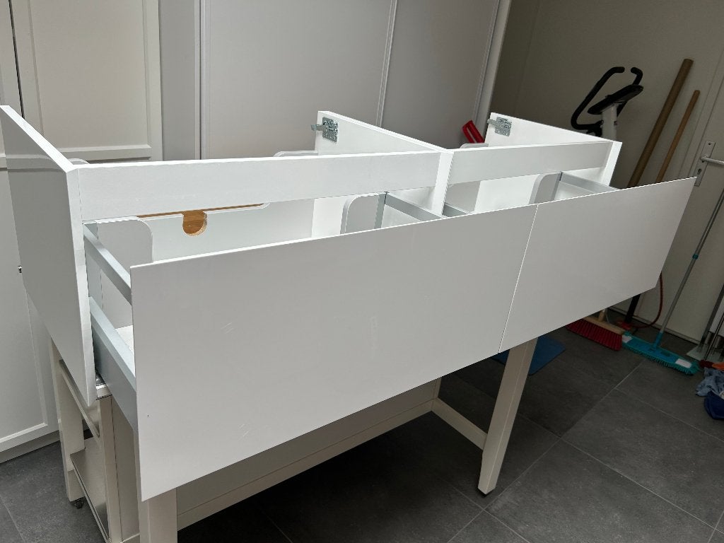 Wastafelonderkast, Huis en Inrichting, Ophalen, 100 tot 150 cm, Zo goed als nieuw, Minder dan 100 cm