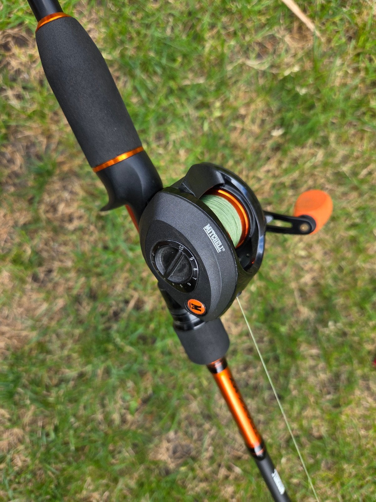Mitchell Traxx MX Baitcaster Hengel met Molen, Watersport en Boten, Hengelsport | Algemeen, Ophalen