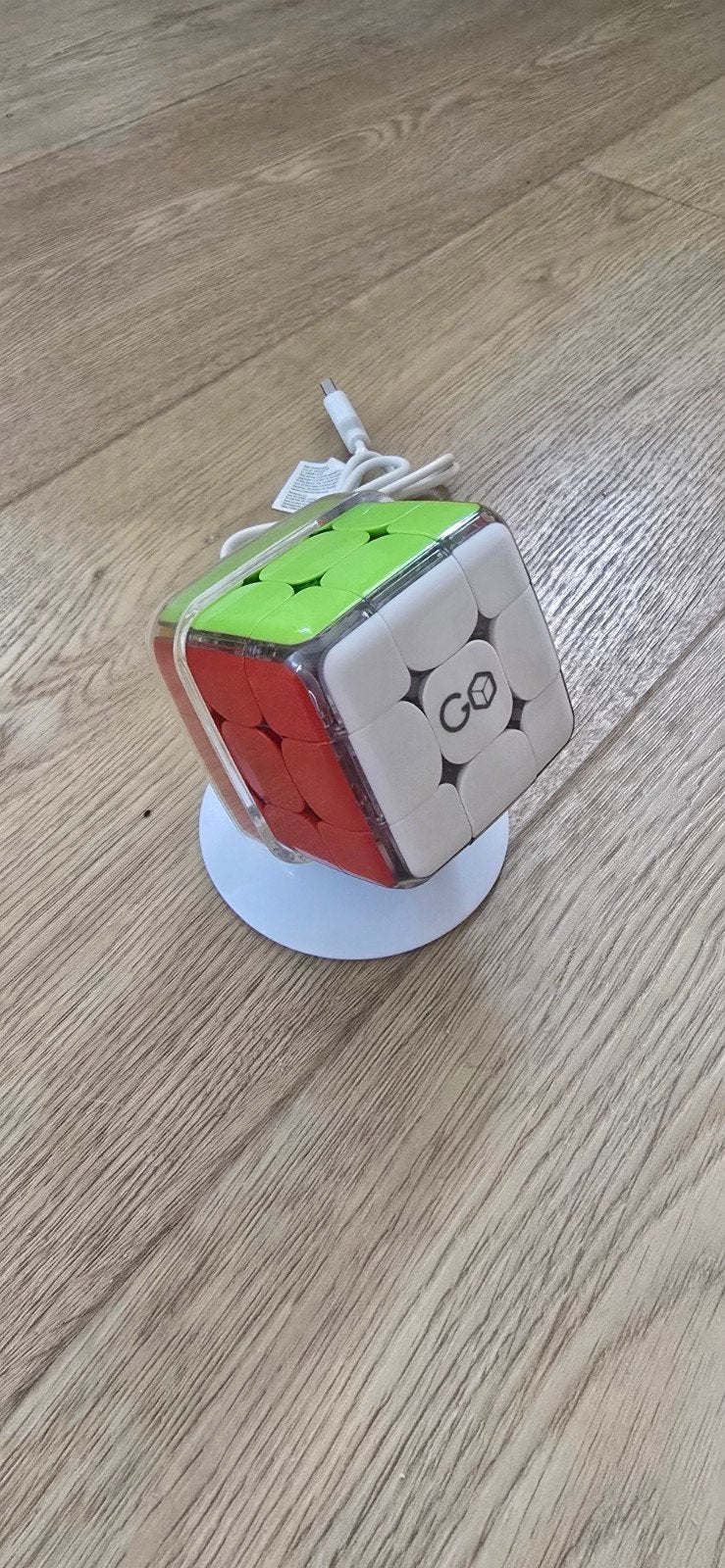 Gocube 3x3 Rubik's smartcube, Ophalen of Verzenden, Minder dan 500 stukjes, Zo goed als nieuw, Rubik's of 3D-puzzel