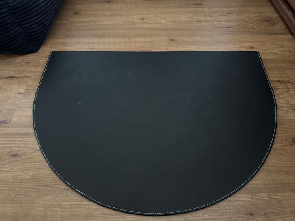 Bureaumat leder met rand.. Ikea, Ophalen of Verzenden