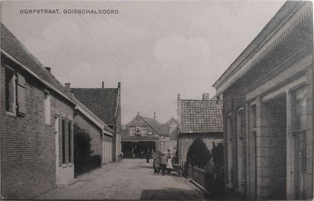 Goidschalxoord (Zuid-Holland) - Dorpstraat (ca. 1910), Verzamelen, Ophalen of Verzenden, Voor 1920, Ongelopen, Zuid-Holland