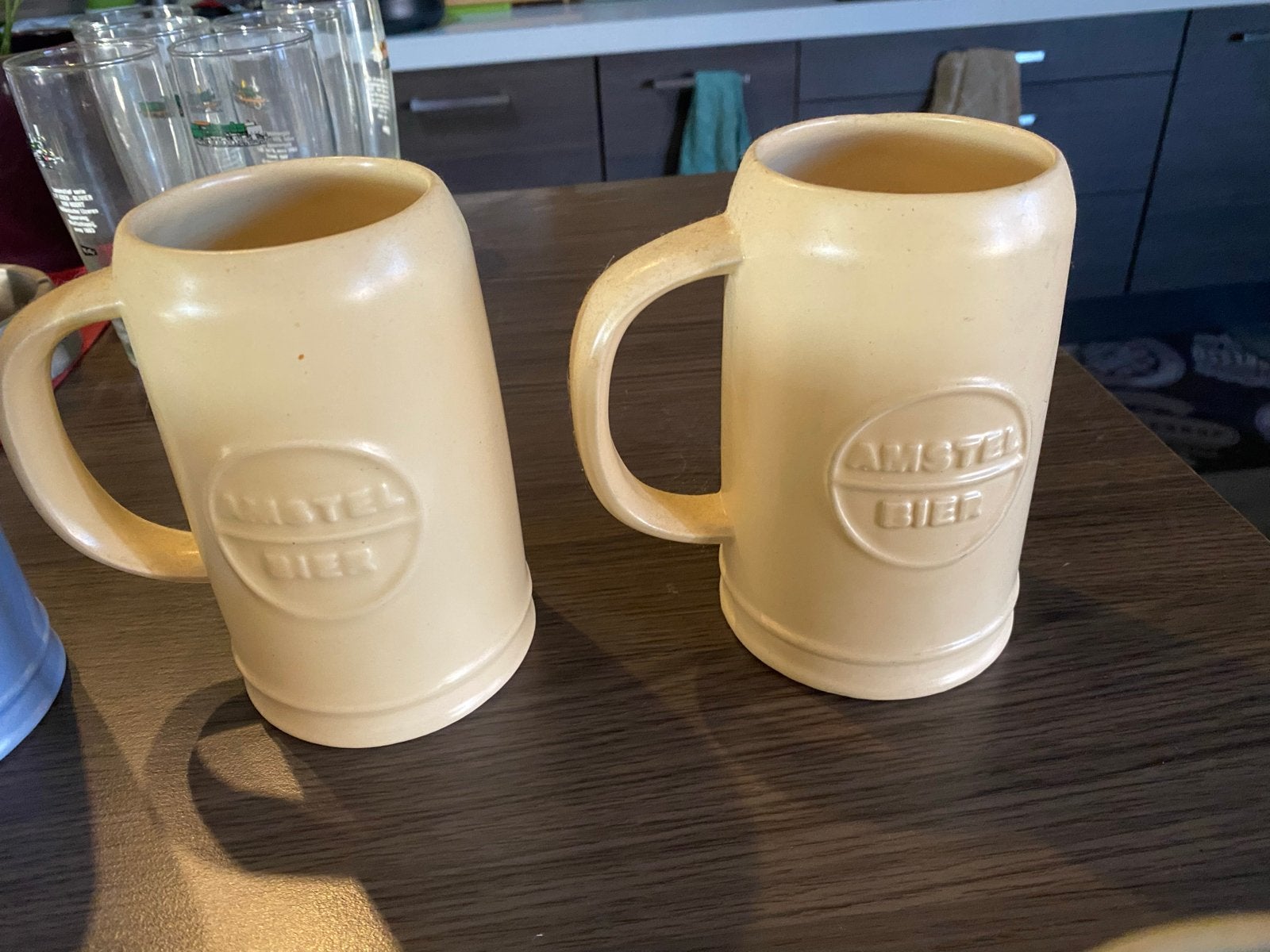 Amstel Bier pul / bierpul - diverse kleuren, Ophalen of Verzenden, Steen/keramiek, Meerkleurig, Overige merken