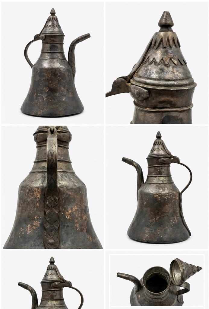 Antieke Koperen schenkkan patina. Stoer en sober hoffz style, Ophalen of Verzenden, Koper