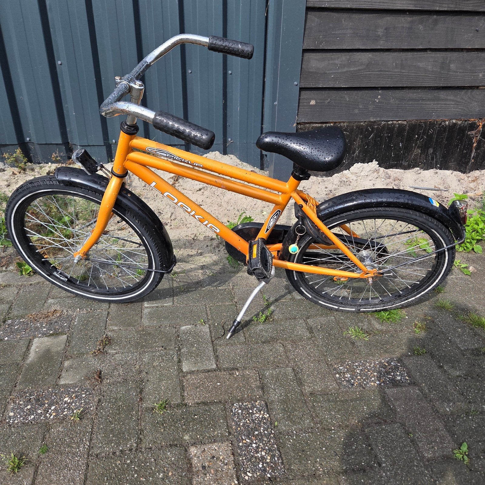 Nette fiets 20 inch - Oranje (Gebruikt), Ophalen, 20 inch of meer, Gebruikt, Velgrem