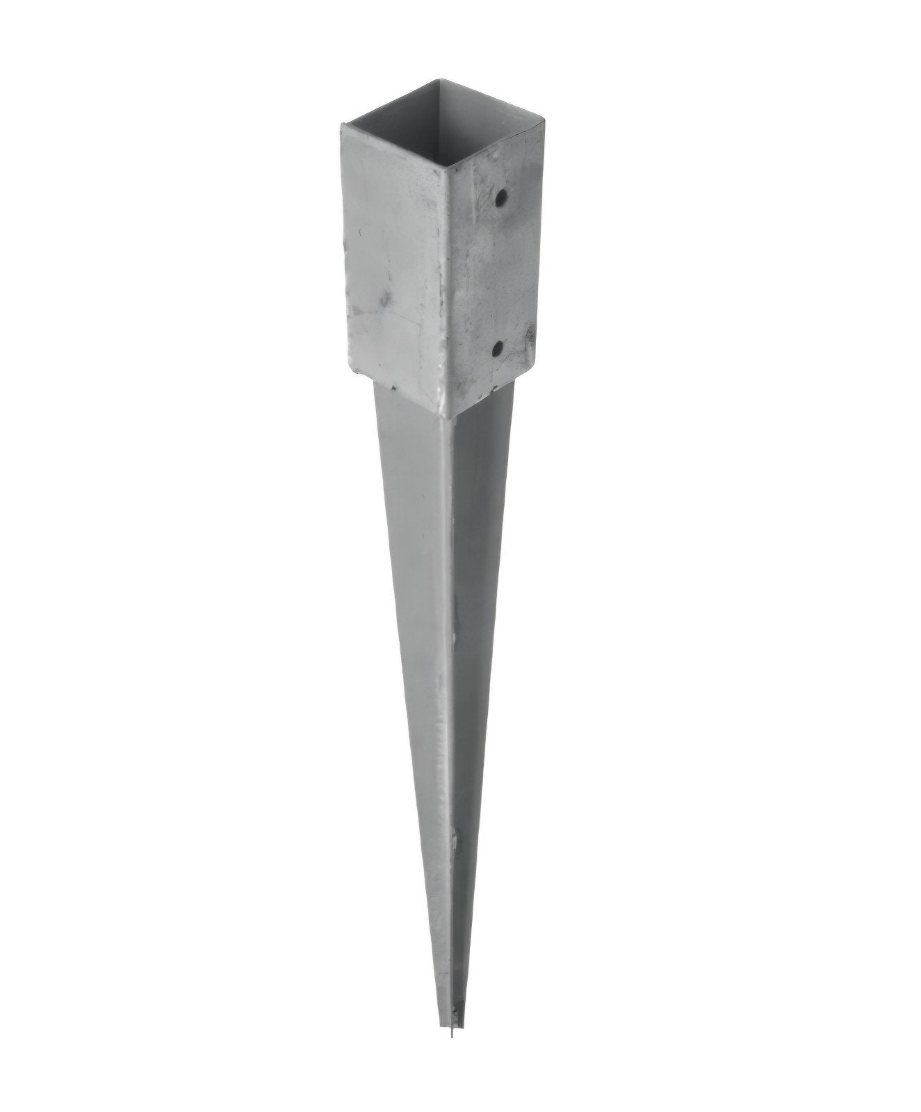 2x Verzinkte paalhouder met punt 71x71x750mm, Ophalen, Nieuw, 250 mm of meer, Overige typen